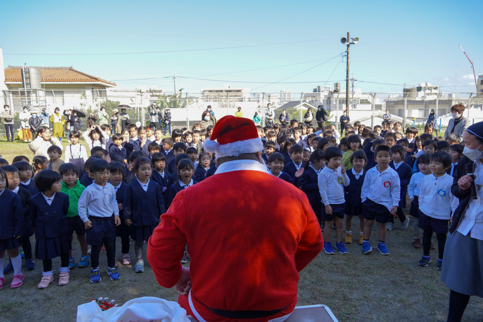 サンタさんが来た！クリスマスお祝い会