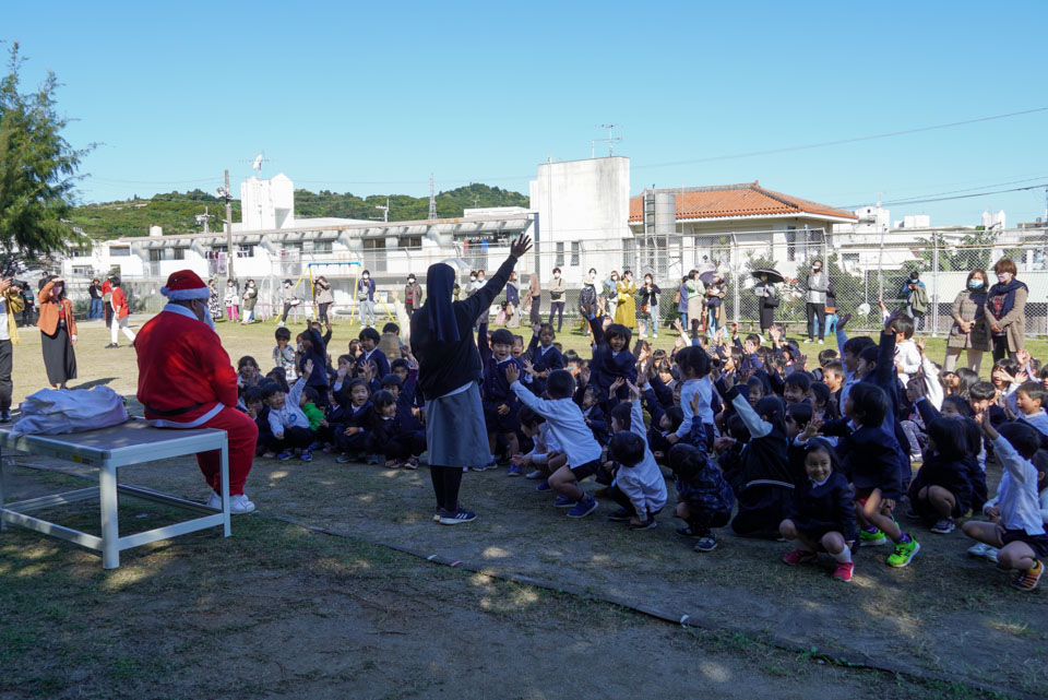 サンタさんが来た！クリスマスお祝い会