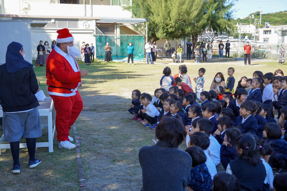 サンタさんが来た！クリスマスお祝い会