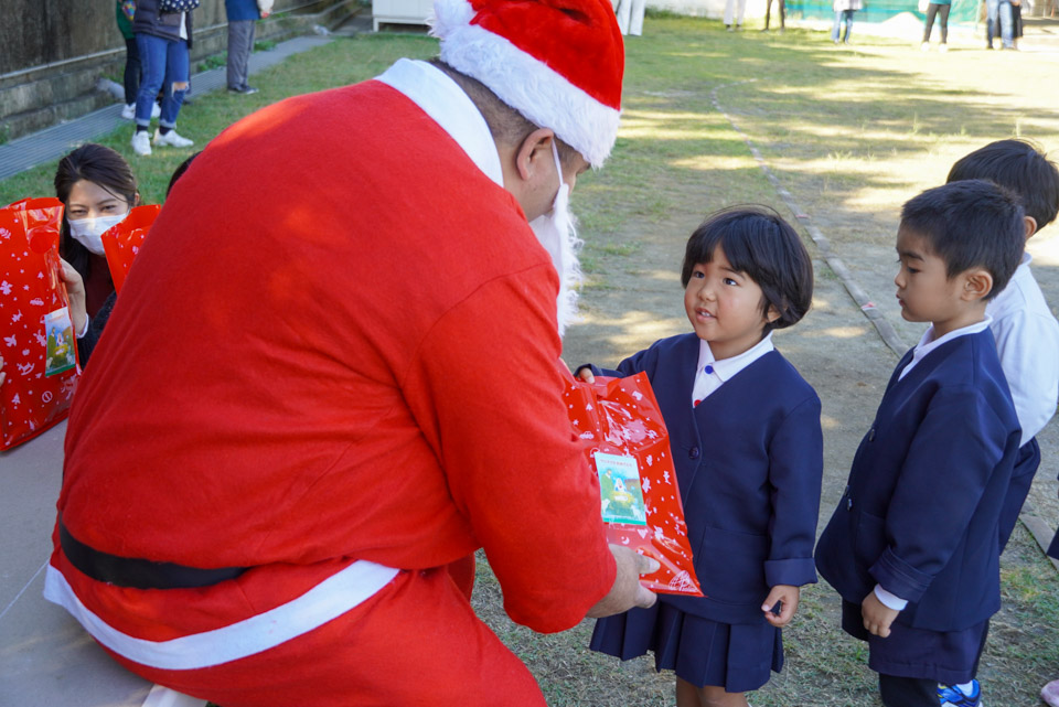 サンタさんが来た！クリスマスお祝い会