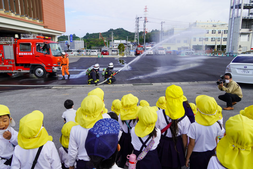 東部消防署を見学