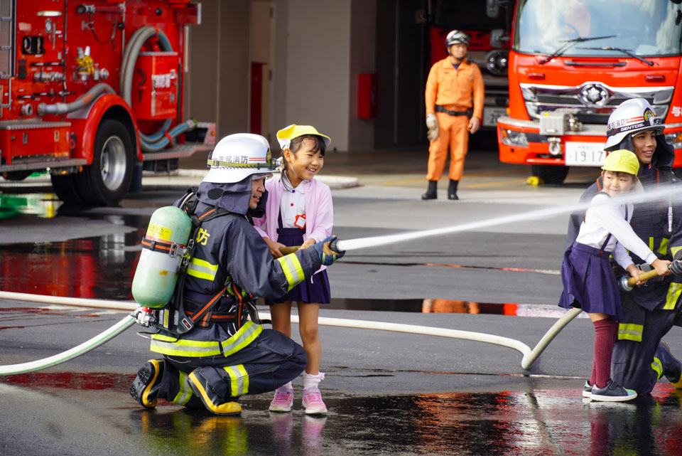 東部消防署を見学