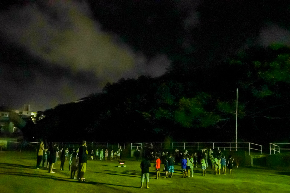 お泊まり保育 夜の集い