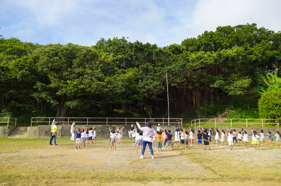 お泊まり保育 朝の集い