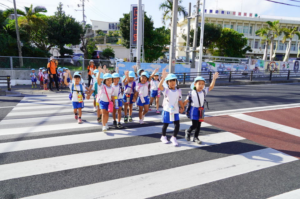 Bグループは宮城公園（南風原町）へ