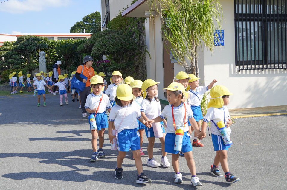 Cグループは上の森公園へ