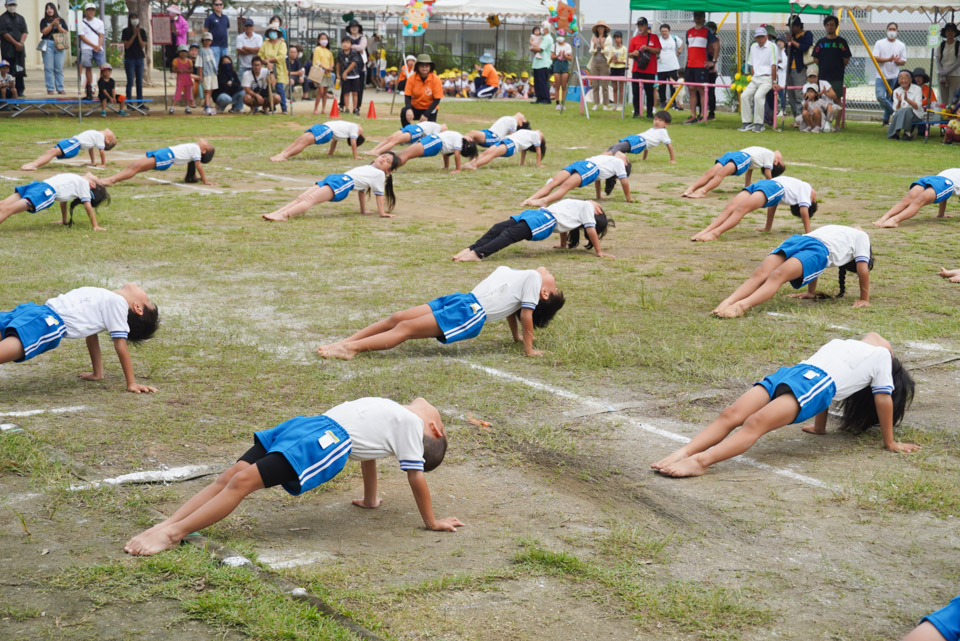 クララ幼稚園 運動会 組体操