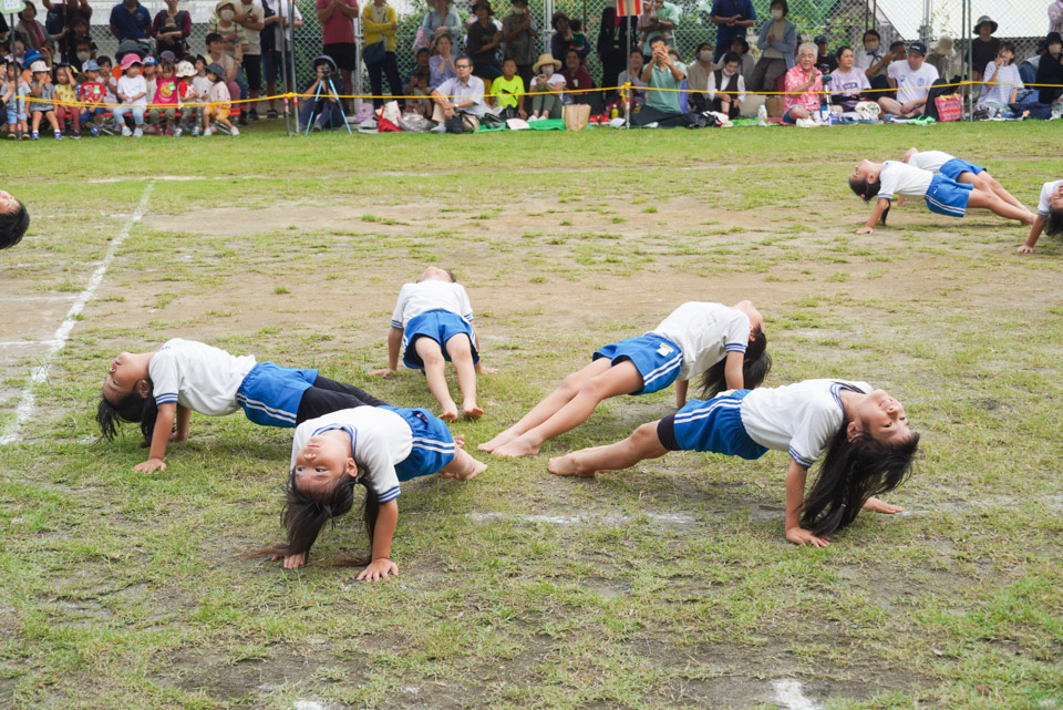 クララ幼稚園 運動会 組体操