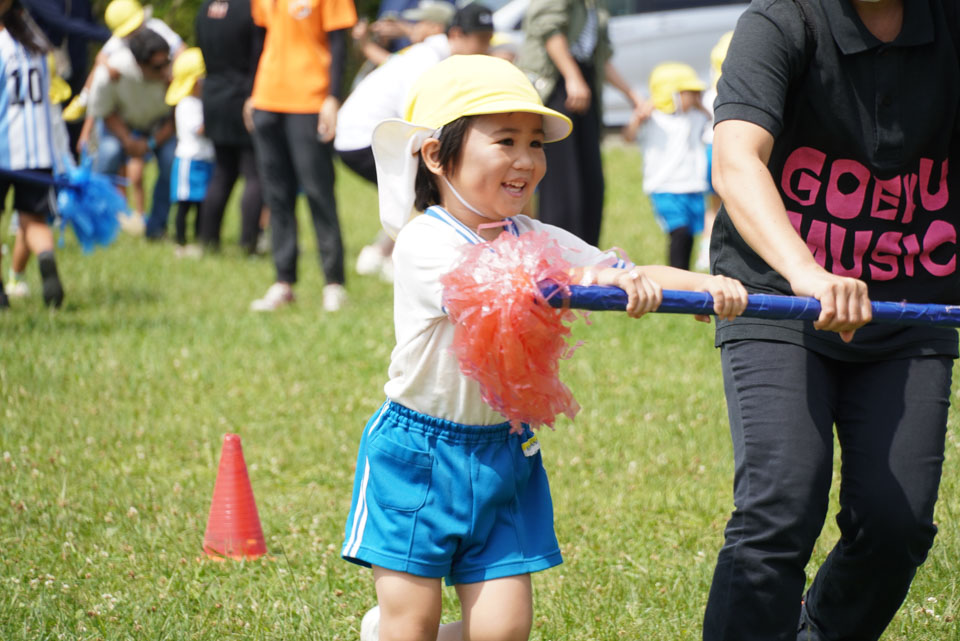 グスクロード公園で春の親子遠足。