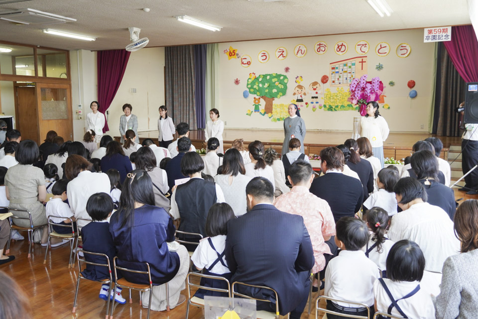 クララ幼稚園 入園式
