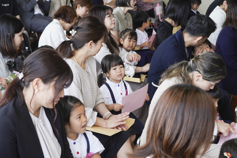 クララ幼稚園 入園式